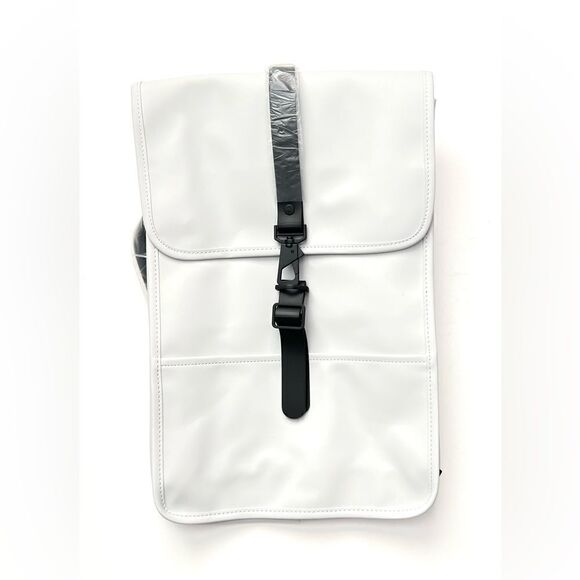 NWT Rains Waterproof Backpack Mini M3 in Ash main image 11